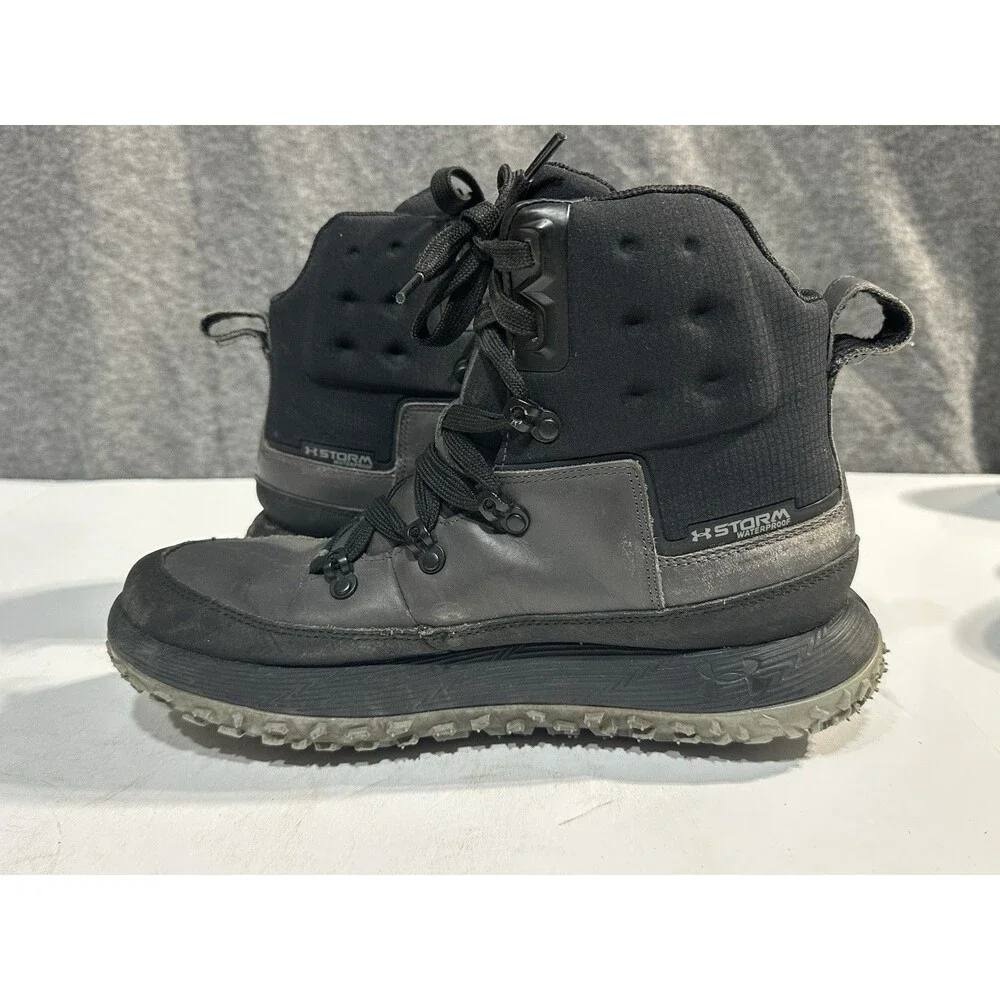 Under Armour Boots Fat Tire Govie Grey Black Michelin 1299193-100 Men’s Size 9